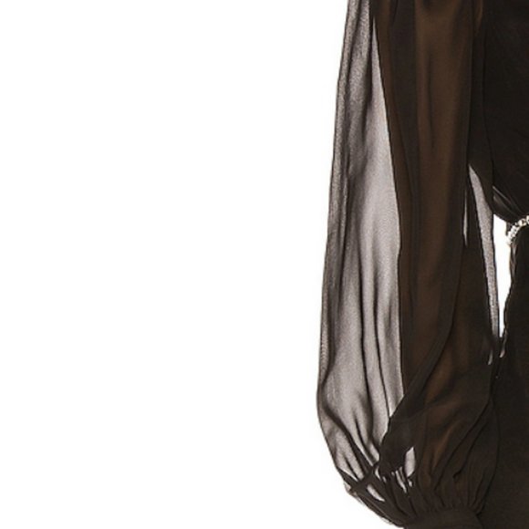 NWT NBD Nymphelia Mini Dress Black Silver - Picture 9 of 9